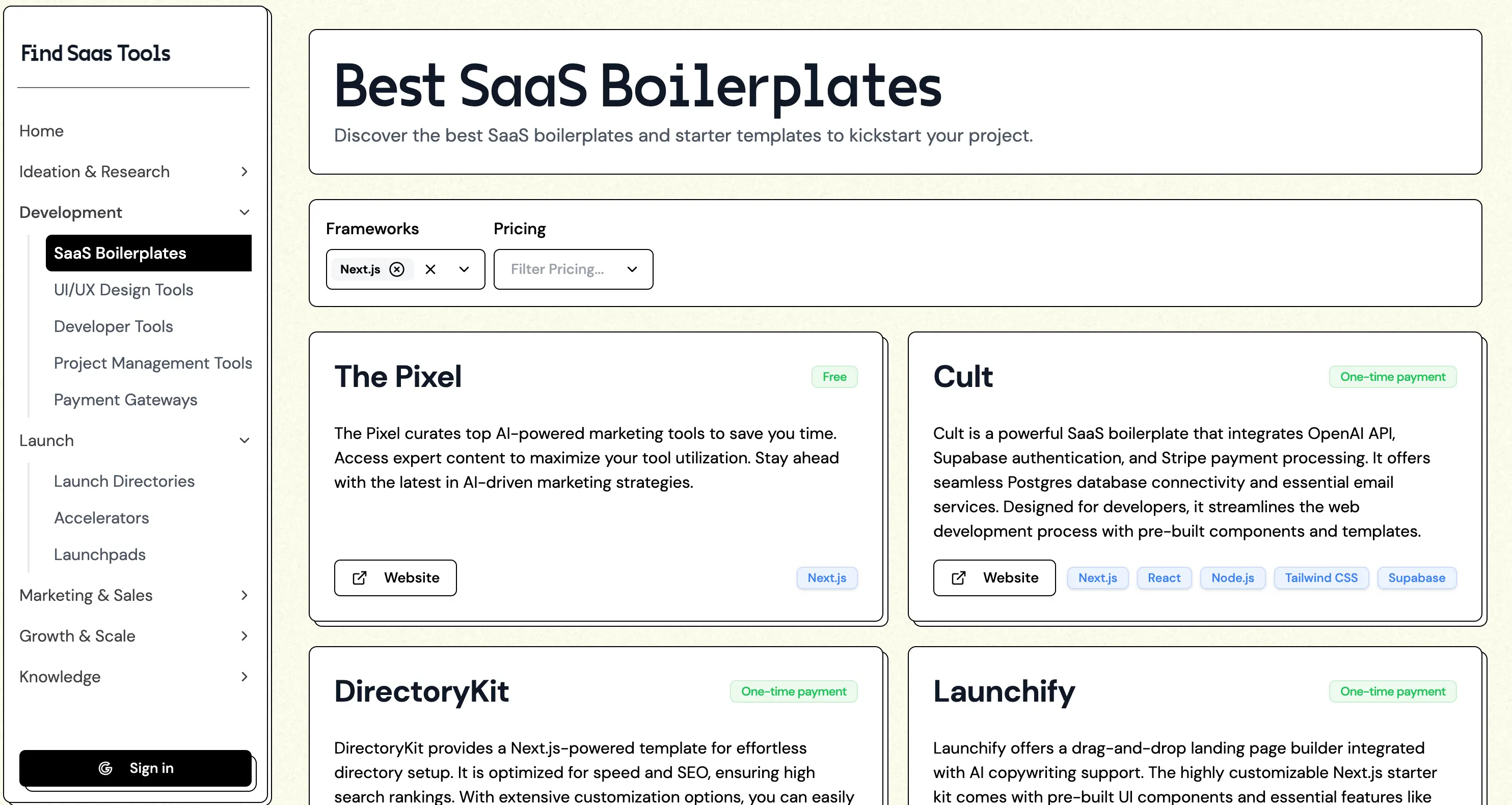 Best SaaS Boilerplates in 2025 | Next.js and other Starter Templates