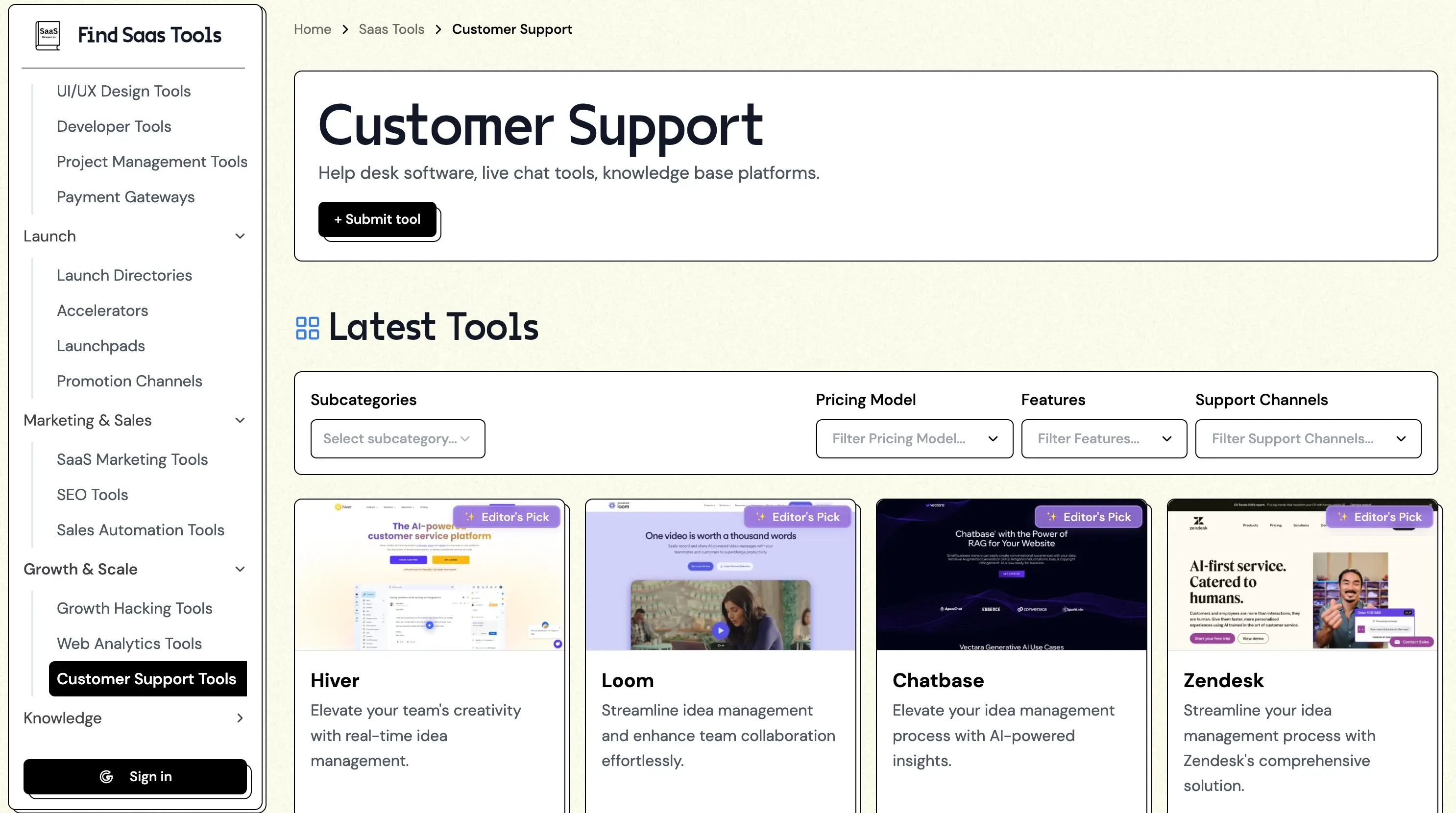 Program Support Tools Customer Support Tools & Software | Find Saas Tools